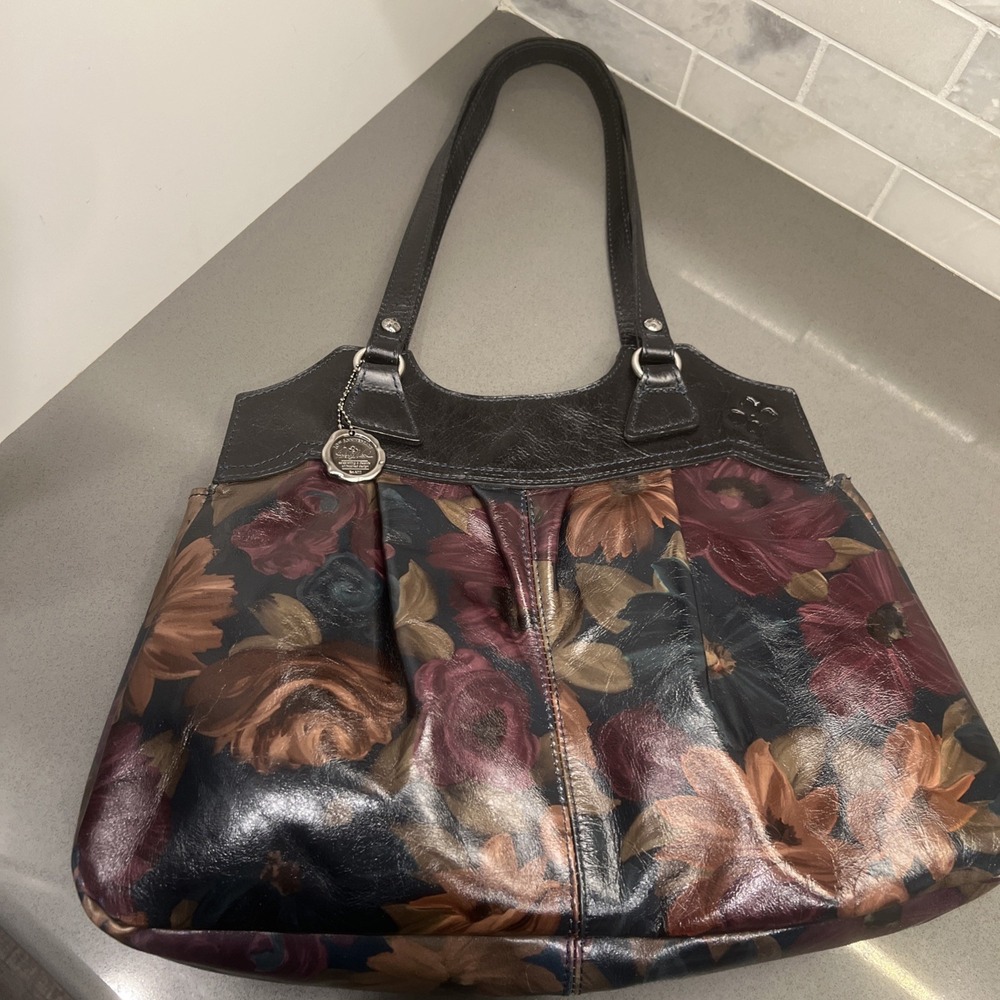 Patricia Nash Napoli Tote Shoulder Bag Peruvian Painting
